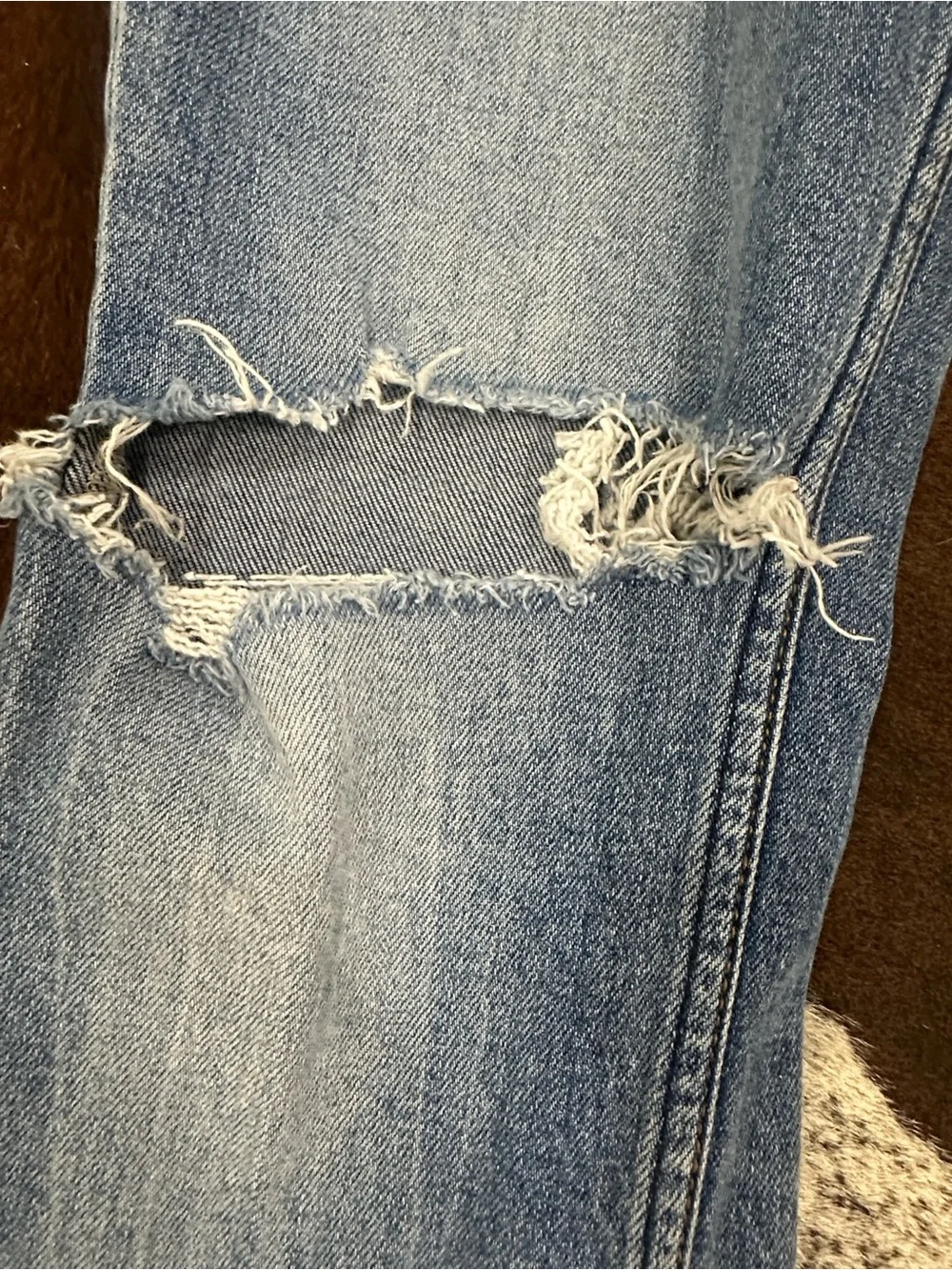 Hudson Jeans Light Blue Skinny Distressed Jeans